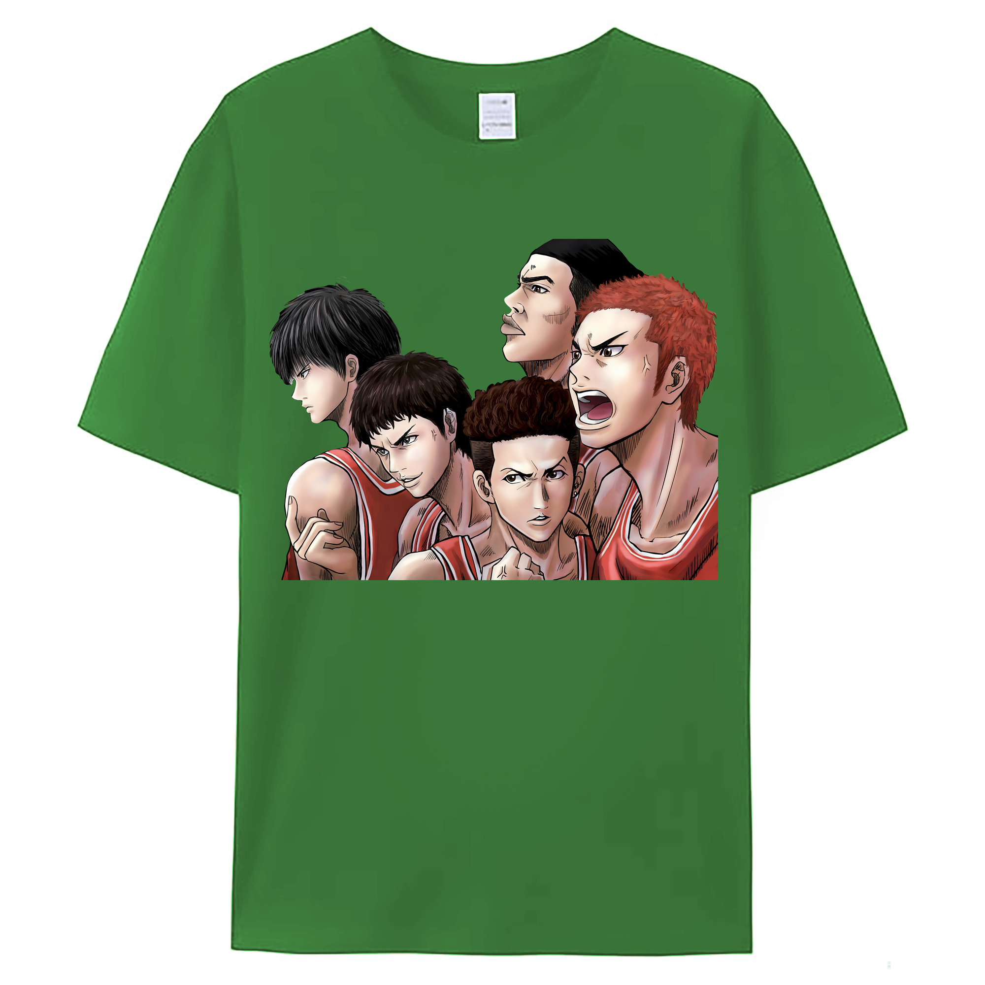 （画像用） SLAM DUNK／スラムダンク レディースカジュアルプリントTシャツ（綿100％）